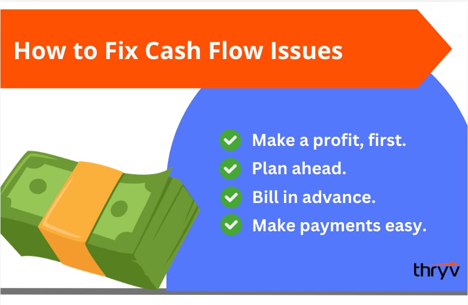 how to fix cash flow issues